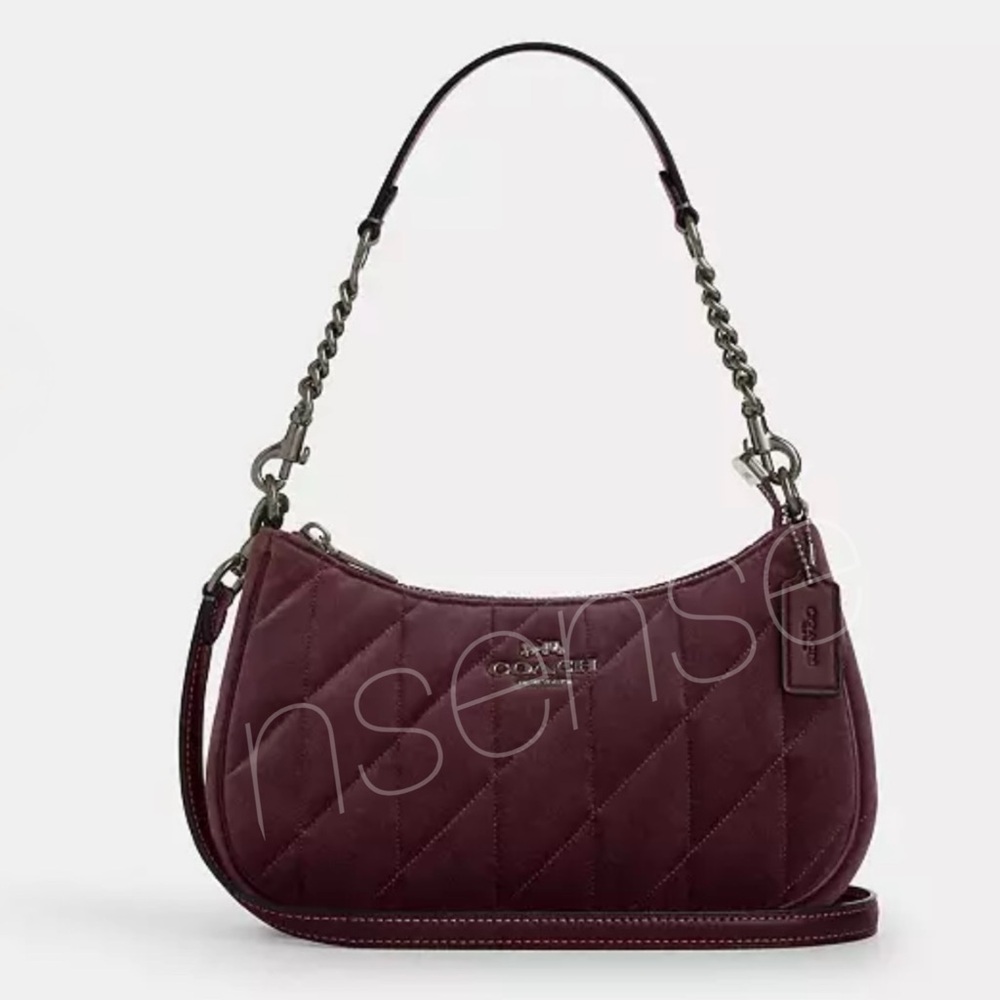 Coach Teri Quilted Shoulder Bag - Picture 2 of 11